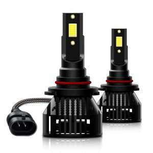 (2 Bulbs)3-IB HB3/9005 Automotive Headlight LED Bulbs, DOB LED Chips 24W 4800LM 9-16V IP65