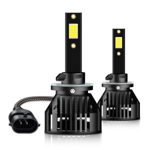 (2 Bulbs)3-IB H27 880/881 Automotive Headlight LED Bulbs,  DOB LED Chips 24W 4800LM 9-16V IP65
