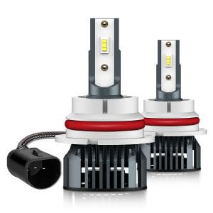 (2 Bulbs)3Y 9007 FOG LAMP AMBER LED Bulbs, CSP LED Chips 28W 6200LM 9-16V IP65