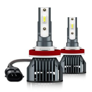 (2 Bulbs)3Y H11 FOG LAMP AMBER LED Bulbs, CSP LED Chips 28W 6200LM 9-16V IP65