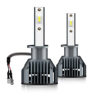 (2 Bulbs)3Y H1 FOG LAMP AMBER LED Bulbs, CSP LED Chips 28W 6200LM 9-16V IP65