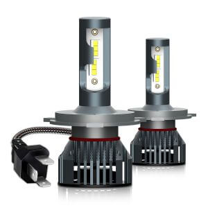 (2 Bulbs) 3Y H4 FOG LAMP AMBER LED Bulbs,  CSP LED Chips 28W 6200LM 9-16V IP65