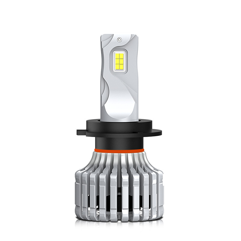 (2 Bulbs)3A H7 Canbus Automotive Headlight LED Bulbs, CSP LED Chips 55W 13000LM 9-16V IP67