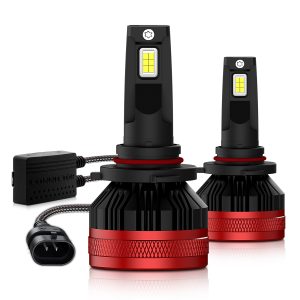 (2 Bulbs)3N HB3/9005 Automotive Headlight LED Bulbs,  CSP LED Chips 45W 11000LM 9-16V IP67 With Canbus,Single Copper Tube