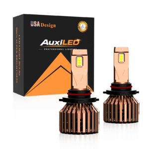 AuxiLED (2 Bulbs)3A HB3/9005 Canbus  Automotive Headlight LED Bulbs, CSP LED Chips 55W 13000LM 9-16V IP67