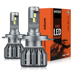 (2 Bulbs)S19 H4 Automotive Headlight LED Bulbs,   CSP LED Chips 32W 7000LM 9-16V