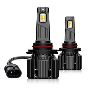 (2 Bulbs)V3 HB3/9005 Automotive Headlight LED Bulbs, CSP LED Chips 24W 5300LM 9-16V IP65