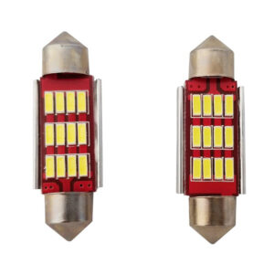 (2pcs)39mm-12SMD 3014-W