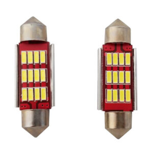 (2pcs)41mm-12SMD 3014-W