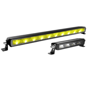 AuxiLED (1 PCS) W36 LED LIGHT BARS 5 Sizes 8''/12''/20''/30''/40''/52'' Dual color White and Yellow with Black cover