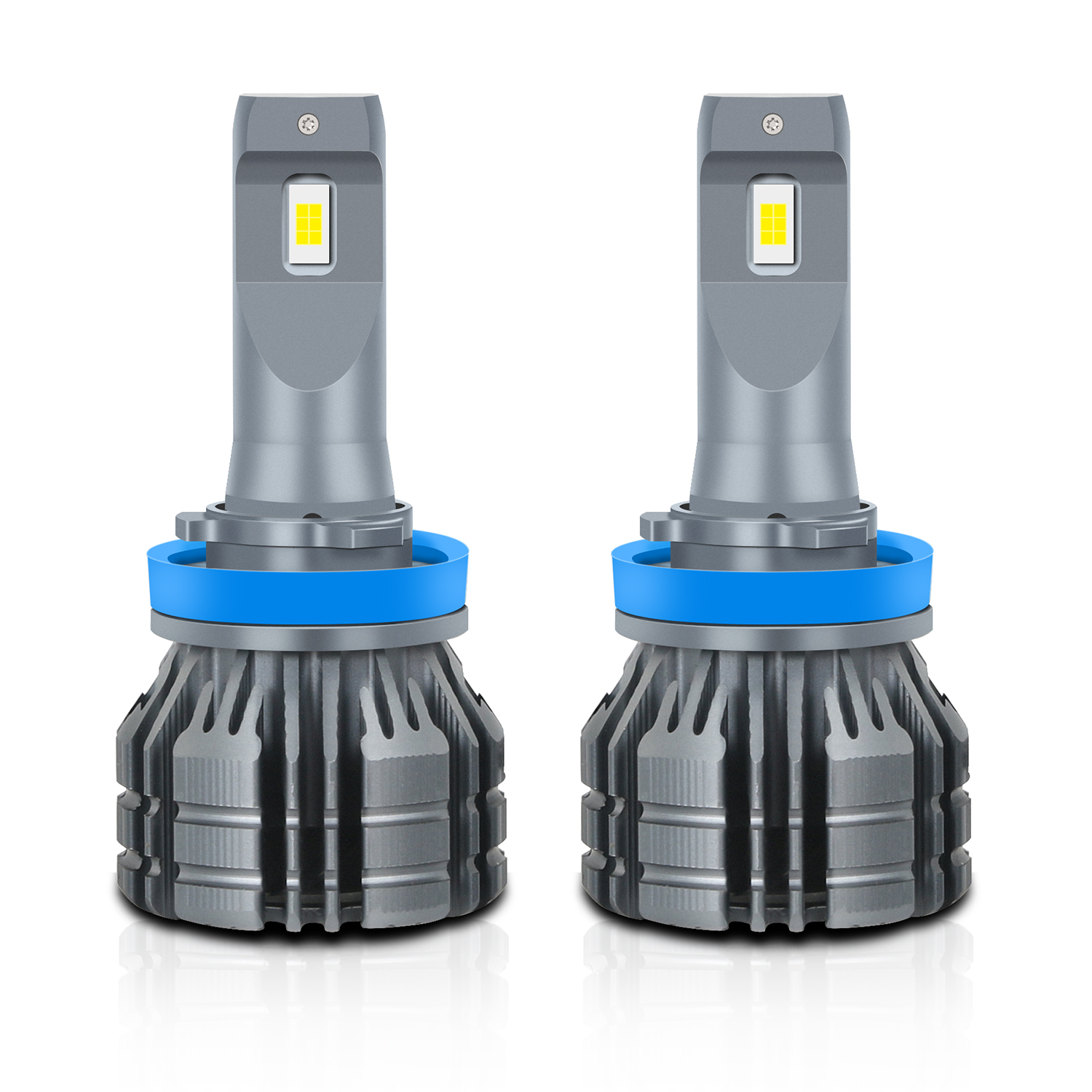 (2 Bulbs)S20 H11 Automotive Headlight LED Bulbs, CSP LED Chips 32W 7000LM 9-16V